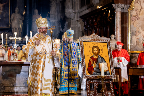 byzantinisches Pontifikalamt Stephansdom / Erzdiözese Wien/ Schönlaub byzantinisches Pontifikalamt Stephansdom