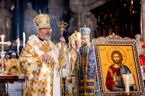 byzantinisches Pontifikalamt Stephansdom / Erzdiözese Wien/ Schönlaub byzantinisches Pontifikalamt Stephansdom