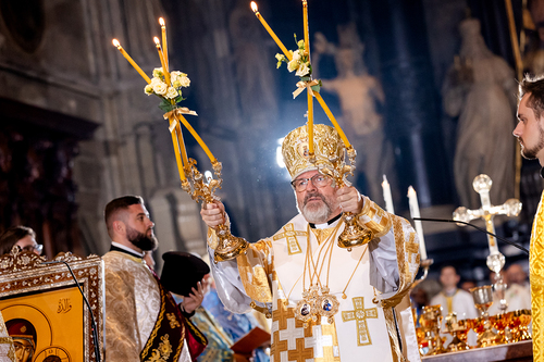 byzantinisches Pontifikalamt Stephansdom / Erzdiözese Wien/ Schönlaub byzantinisches Pontifikalamt Stephansdom