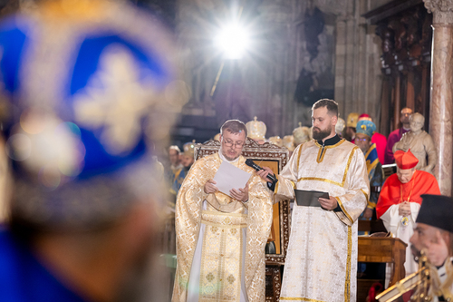 byzantinisches Pontifikalamt Stephansdom / Erzdiözese Wien/ Schönlaub byzantinisches Pontifikalamt Stephansdom