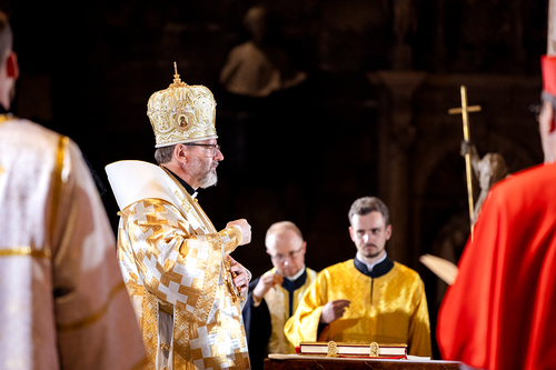 byzantinisches Pontifikalamt Stephansdom / Erzdiözese Wien/ Schönlaub byzantinisches Pontifikalamt Stephansdom