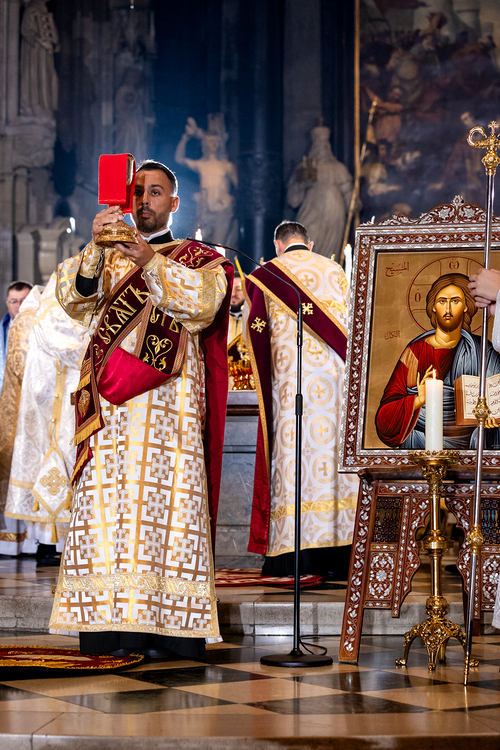 byzantinisches Pontifikalamt Stephansdom / Erzdiözese Wien/ Schönlaub byzantinisches Pontifikalamt Stephansdom