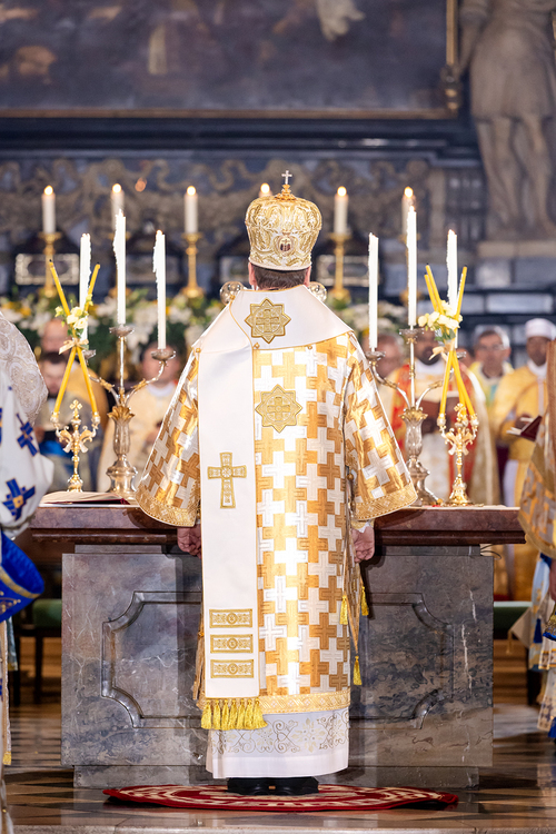 byzantinisches Pontifikalamt Stephansdom / Erzdiözese Wien/ Schönlaub byzantinisches Pontifikalamt Stephansdom