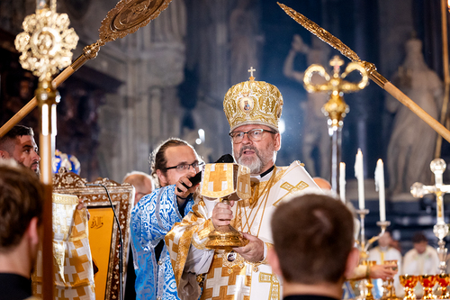 byzantinisches Pontifikalamt Stephansdom / Erzdiözese Wien/ Schönlaub byzantinisches Pontifikalamt Stephansdom