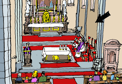 Zeichnung Presbyterium