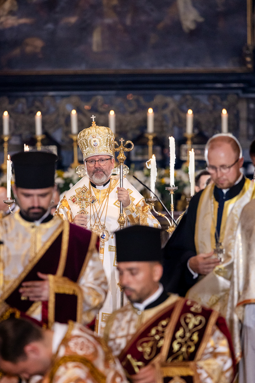 byzantinisches Pontifikalamt Stephansdom / Erzdiözese Wien/ Schönlaub byzantinisches Pontifikalamt Stephansdom