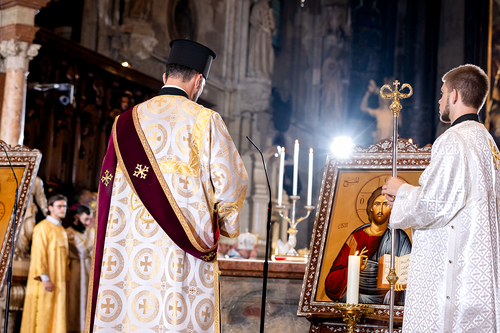 byzantinisches Pontifikalamt Stephansdom / Erzdiözese Wien/ Schönlaub byzantinisches Pontifikalamt Stephansdom