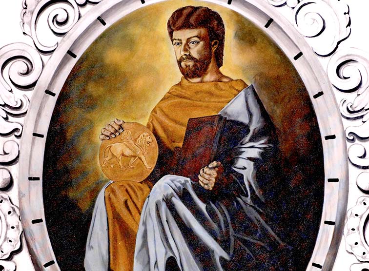 Der hl. Evangelist Markus. Höflein